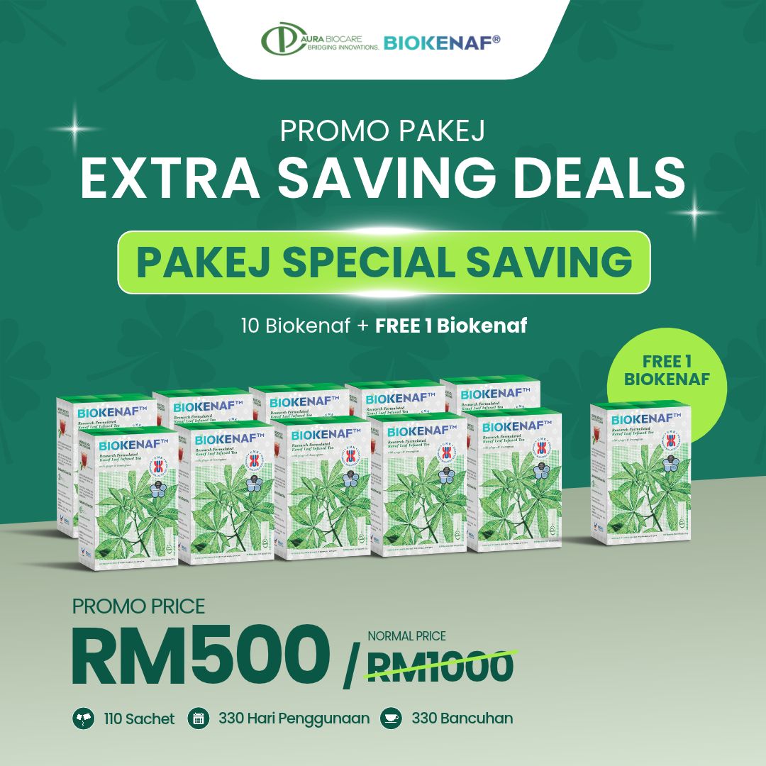 Pakej Special Saving - 10 Biokenaf + FREE 1 Biokenaf RM500