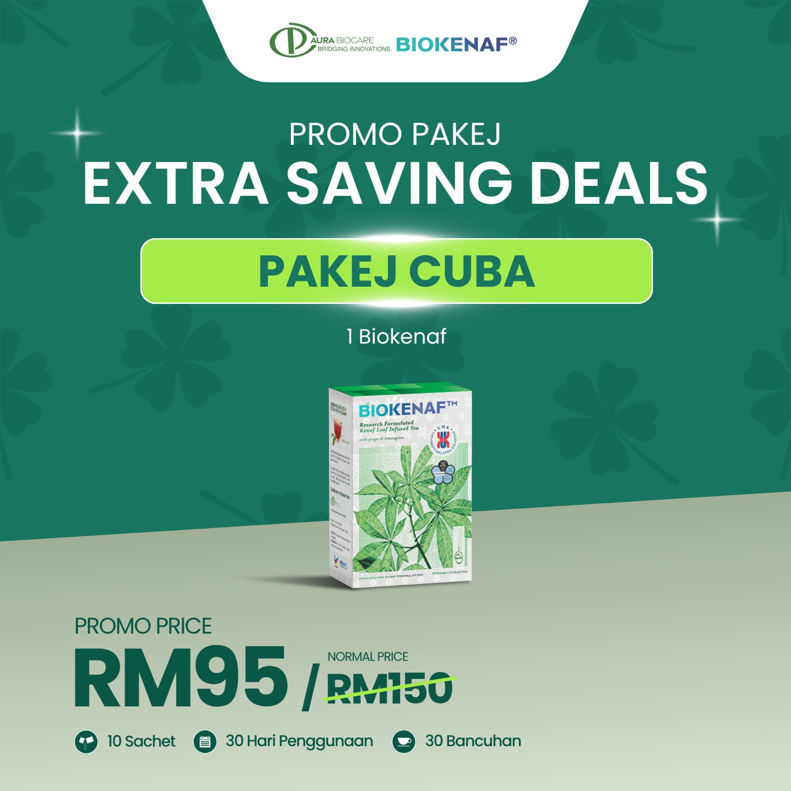 Pakej Cuba - 1 Biokenaf RM95